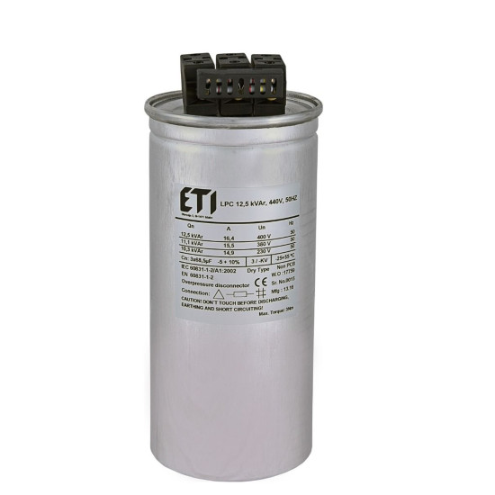 Конденсатор ETI 004656771 LPC 12.5kVAr (460V)