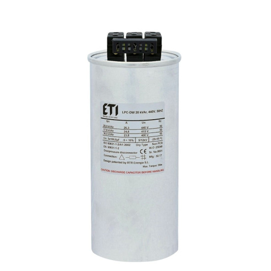 Конденсатор ETI 004656773 LPC 20kVAr (460V)