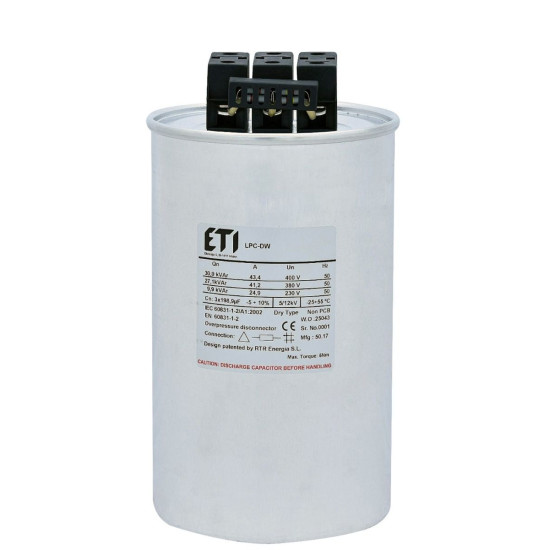 Конденсатор ETI 004656856 LPC-DW 400V 30 kVAr