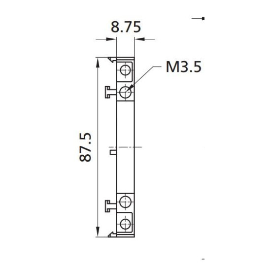 Блок-контакт ETI 002461101 RH 11 (1NO+1NC) (для типу R)