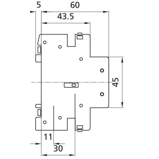 Блок-контакт ETI 002461101 RH 11 (1NO+1NC) (для типу R)