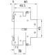 Блок-контакт ETI 002461101 RH 11 (1NO+1NC) (для типу R)