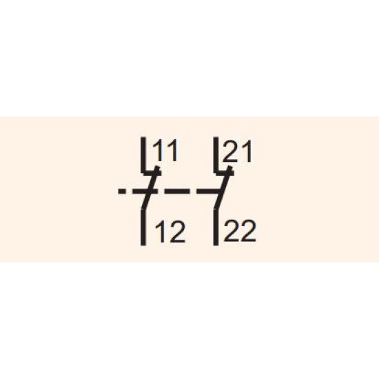 Блок-контакт ETI 002464069 RN-02 (2NC) (для типу RA/RD)