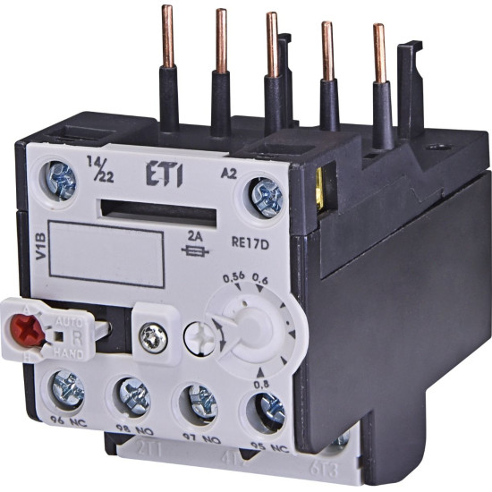 Теплове реле ETI 004641402 RE 17D-0.8 (0.56-0.8A) (для CE, CAE, CE17)
