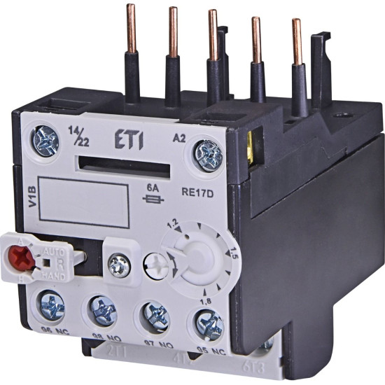 Теплове реле ETI 004641404 RE 17D-1.8 (1.2-1.8A) (для CE, CAE, CE17)