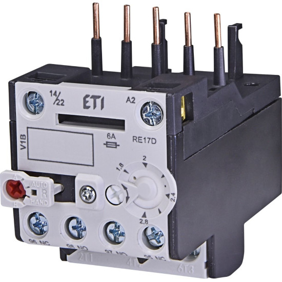 Теплове реле ETI 004641405 RE 17D-2.8 (1.8-2.8A) (для CE, CAE, CE17)