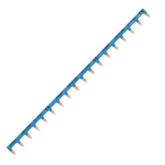 Гребінчаста шина Hager KB163NG 1P 10мм² 18M (синя)