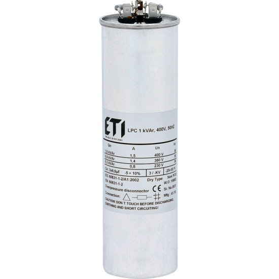 Конденсатор ETI 004656700 LPC 1kVAr (400V)