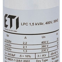 Конденсатор ETI 004656701 LPC 1.5kVAr (400V)