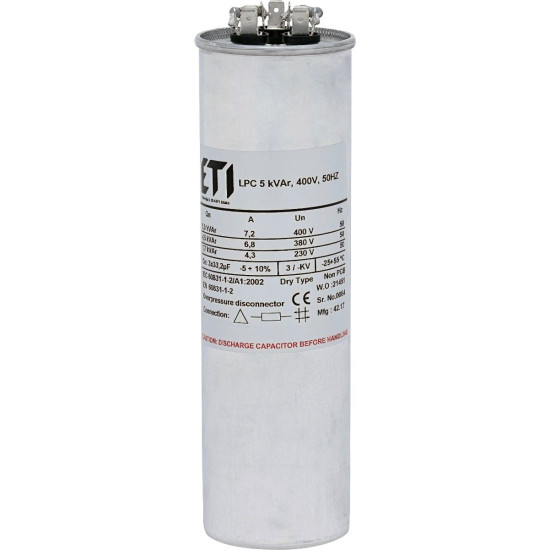 Конденсатор ETI 004656705 LPC 5kVAr (400V)