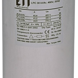 Конденсатор ETI 004656755 LPC 30kVAr (400V)