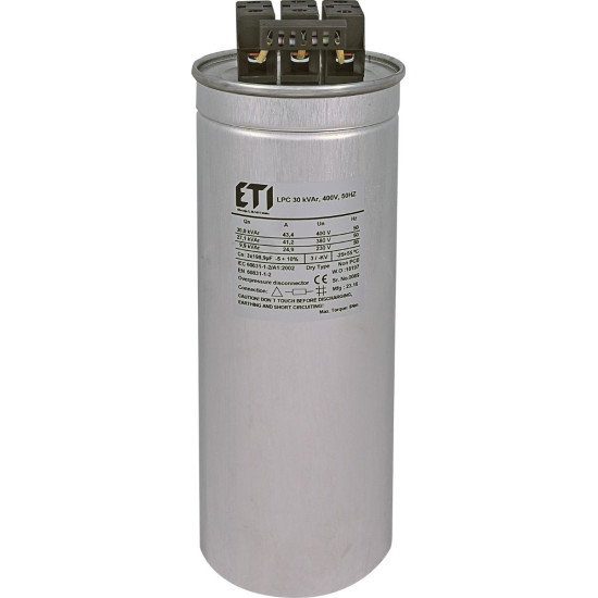 Конденсатор ETI 004656755 LPC 30kVAr (400V)