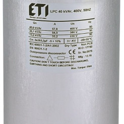 Конденсатор ETI 004656756 LPC 40kVAr (400V)