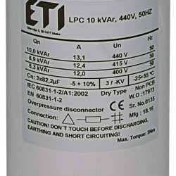Конденсатор ETI 004656760 LPC 10kVAr (440V)