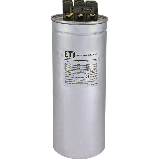 Конденсатор ETI 004656765 LPC 30kVAr (440V)