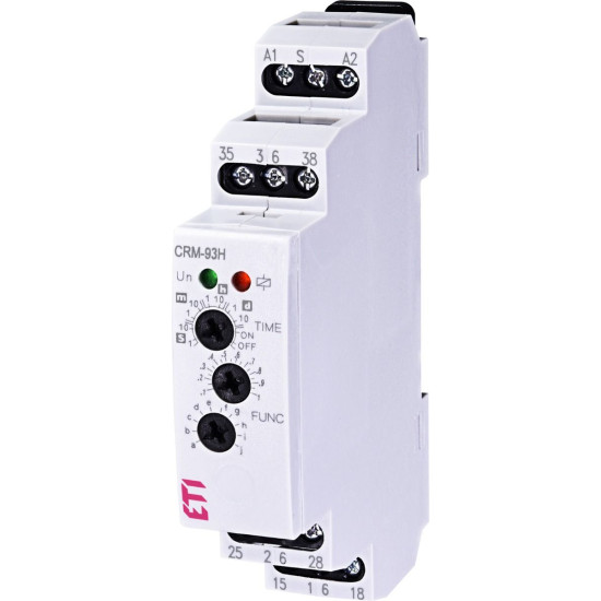 Багатофункціональне реле часу ETI 002470002 CRM-93 H UNI 12-240V AC/DC (3x8A AC1)