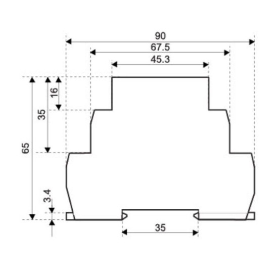 Багатофункціональне реле часу ETI 002470071 CRM-93 H 230V (3x8A AC1)