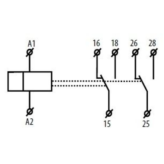Реле пуску двигуна ETI 002470086 CRM-2T 230V (star/delta)