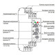 Двухрівневе реле часу ETI 002470091 SJR-2 230V AC (2x16A AC1)