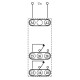 Двухрівневе реле часу ETI 002470091 SJR-2 230V AC (2x16A AC1)