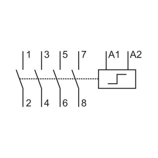 Імпульсне реле ETI 002464133 RВS 420-31 230V AC (20A 3NO+1NC)