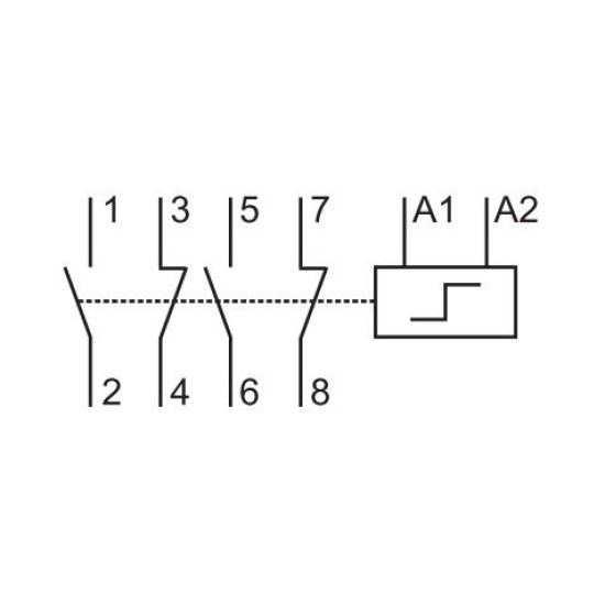 Імпульсне реле ETI 002464138 RBS 432-22 230V AC 32A (2НО+2НЗ AC1)