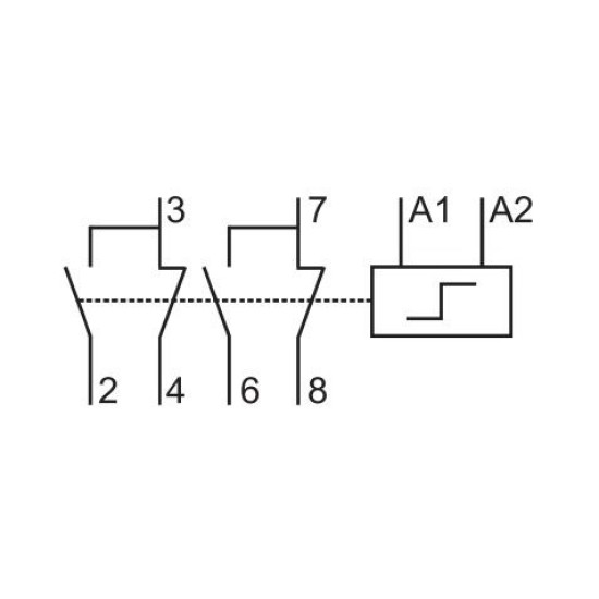 Імпульсне реле ETI 002464141 RBS 432-2С 230V AC 32A (2 перекидні AC1)