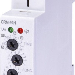 Багатофункціональне реле часу ETI 002470001 CRM-91H UNI 12-240V AC/DC (1x16A AC1)
