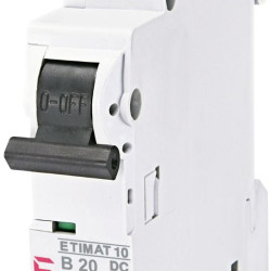 Автоматичний вимикач ETI 002127717 ETIMAT 10 DC 1p 20A (6kA)