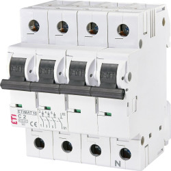 Автоматичний вимикач ETI 002136708 ETIMAT 10 3p+N C 2А (10 kA)