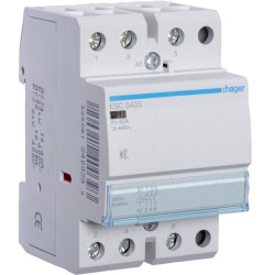 Безшумний контактор Hager ESC340S 40A 3NO 230B