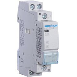 Безшумний контактор Hager ESD225S 25А 2НО 24В