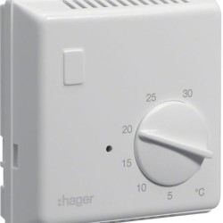 Біметалічний термостат Hager EK054 230В/10А НТ без контрольного індикатора