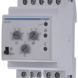 Багатофункціональне термореле Hager EK187 (+5 C°+30C°) 230В/2А без датчика