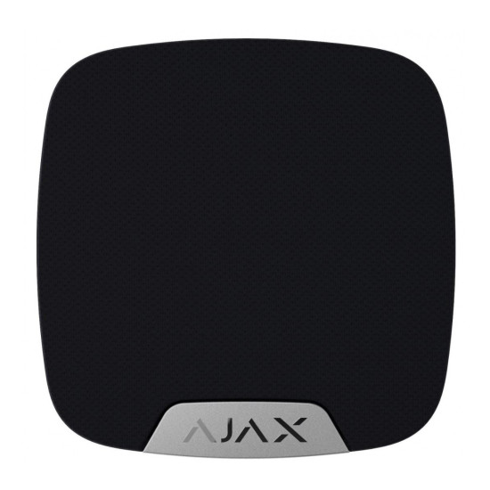 Кімнатна бездротова сирена Ajax 1141 HomeSiren (чорна)