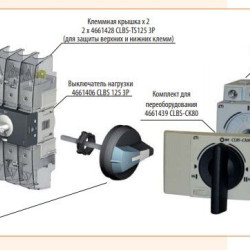 Вимикач навантаження ETI 004661402 CLBS 40 3P 40A "1-0" (без рукоятки)