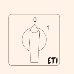 Кулачковий перемикач ETI 004773001 CS 16 90 U (1p "0-1" 16A)