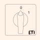 Кулачковий перемикач ETI 004773013 CS 63 91 U (2p "0-1" 63A)