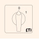 Кулачковий перемикач ETI 004773023 CS 100 10 U (3p "0-1" 100A)
