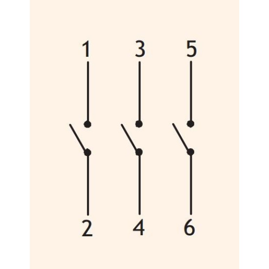 Кулачковий перемикач ETI 004773018 CS 25 10 U (3p "0-1" 25A)