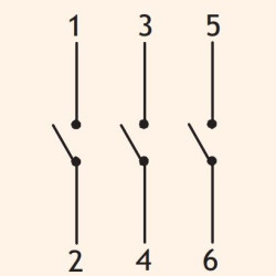 Кулачковий перемикач ETI 004773023 CS 100 10 U (3p "0-1" 100A)
