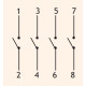 Кулачковий перемикач ETI 004773026 CS 25 92 U (4p «0-1» 25A)