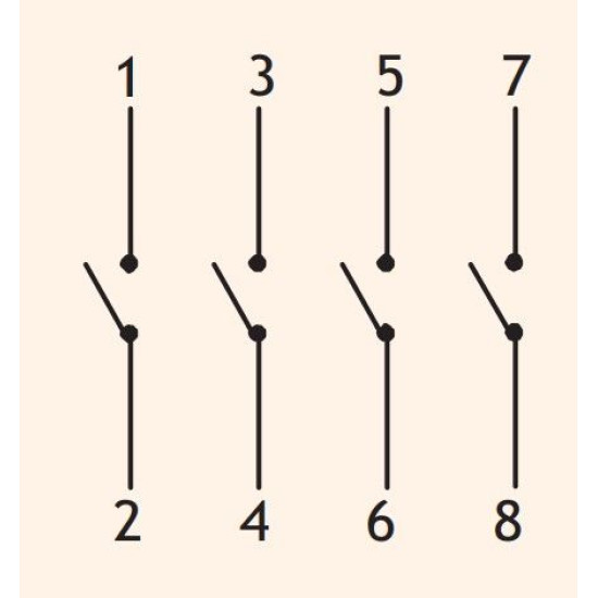 Кулачковий перемикач ETI 004773029 CS 63 92 U (4p «0-1» 63A)