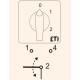 Кулачковий перемикач ETI 004773035 CS 32107 U (1p «0-1-2» 32A)