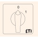Кулачковий перемикач ETI 004773056 CS 25 90 U LK 1p «0-1» 25A