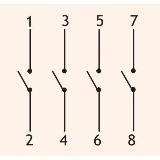 Кулачковий перемикач ETI 004773075 CS 32 92 U LK 4p "0-1" 32A