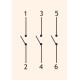 Кулачковий перемикач ETI 004773081 CS 16 10 U ES 3p «0-1» 16A