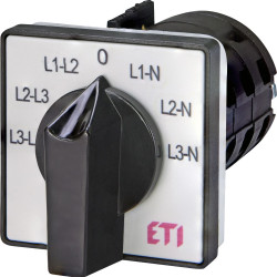 Кулачковий перемикач ETI 004773090 CS 25 66 U (фазної/лінійної напруги 25A)