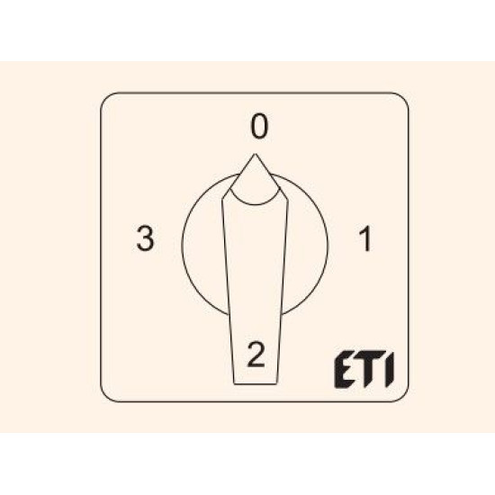 Кулачковий перемикач ETI 004773097 CS 32 98 U (фазного струму через ТТ 32A)