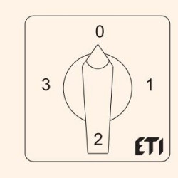 Кулачковий перемикач ETI 004773099 CS 16 97 U (фазного струму 16A)